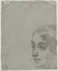 Kopf einer Frau (verso)