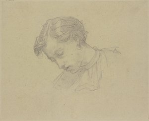 Kopf eines jungen Mannes von Thomas Couture