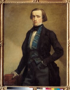 Porträt von Adolphe Moreau (1800-1859), Vater von Etienne Moreau-Nelaton von Thomas Couture