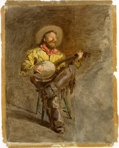 Cowboy singt, ca. 1892