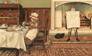 Heimleben: Kinder im Esszimmer