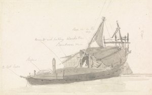 Fischerbarke von Thomas Daniell