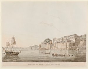 Ramnugur, in der Nähe von Bernares, am Fluss Ganges
