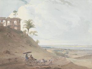 Ruinen auf Pir Pahar, nahe Monghy, Bihar