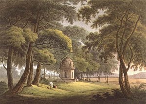 Das Grab einer maurischen Dame, Bengalen, graviert von Joseph Constantine Stadler, veröffentlicht von Edward Orme, 1803 von Thomas Daniell