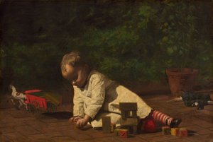 Baby beim Spielen von Thomas Eakins