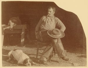 [Cowboy auf der B-T Ranch, Missouri-Territorium] von Thomas Eakins