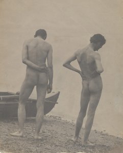 Thomas Eakins und John Laurie Wallace am Strand von Thomas Eakins