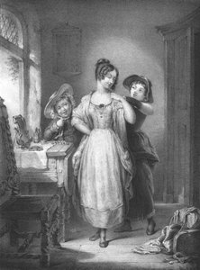 Vorbereitung auf den Maifeiertag, 1830 von Thomas Fairland