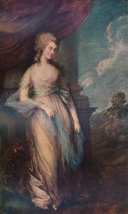 Georgiana, Herzogin von Devonshire, 1783 von Thomas Gainsborough