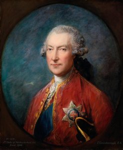 Porträt von Hugh Smithson (Percy), 1. Herzog von Northumberland (1714-1786), ehemaliger Lord Lieutenant von Irland von Thomas Gainsborough