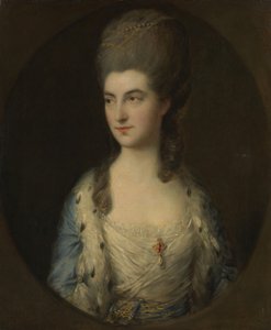 Porträt einer jungen Frau, genannt Miss Sparrow von Thomas Gainsborough