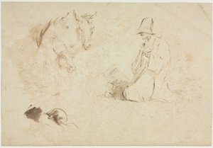 Skizzen: Figuren und Tiere