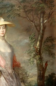 Baumdetail, aus einem Gemälde von Mary, Countess Howe, ca. 1760