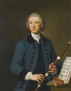 Porträt von Lewis Christian Austin Granom, 1743 von Thomas Gibson