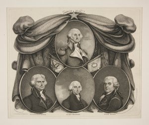 Thomas Jefferson - James Madison - John Adams von Thomas Gimbrede