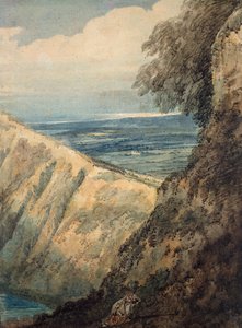Küste von Dorset, nahe Lulworth Cove von Thomas Girtin