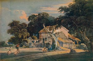 Devonshire Farm, ca. 1798 von Thomas Girtin