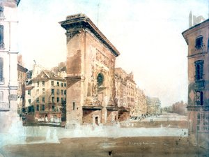 La Porte St Denis, Paris, 1800