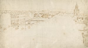 Skizze für die Eidometropolis, ca. 1801 von Thomas Girtin