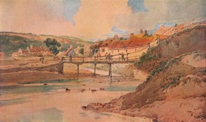 Die alte Holzbrücke, ca. 1800