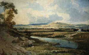 Ansicht in der Nähe von Bromley, Kent von Thomas Girtin