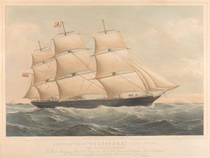 Klipperschiff Cossipore 1226 Tonnen