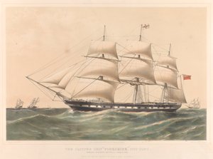 Das Klipperschiff Yorkshire 1100 Tonnen, ca. 1857-60 von Thomas Goldsworth Dutton