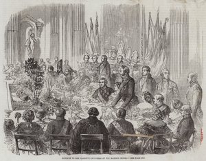 Bankett für die Minister Ihrer Majestät im Mansion House von Thomas Harrington Wilson