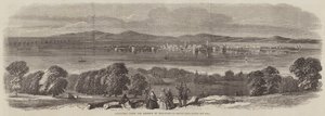 Kronstadt, von den Gärten von Orenbaum aus von Thomas Harrington Wilson