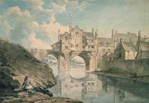 Elvet Bridge, Durham, 1781