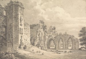Die Ruinen des Colleges von Lincluden, nahe Dumfries