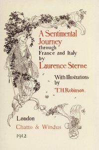 Illustration für Eine empfindsame Reise von Laurence Sterne von Thomas Heath Robinson