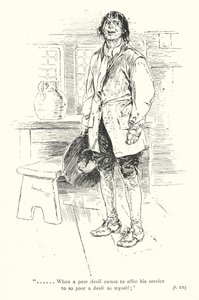 Illustration für Eine empfindsame Reise von Laurence Sterne von Thomas Heath Robinson
