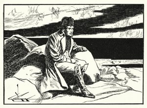 Napoleon auf St. Helena von Thomas Heath Robinson