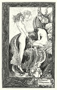 Perseus und Andromeda von Thomas Heath Robinson