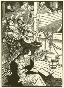 Rettung der Frauen und Kinder von Thomas Heath Robinson