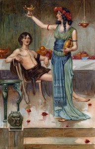 Theseus schaute in ihr schönes Gesicht von Thomas Heath Robinson