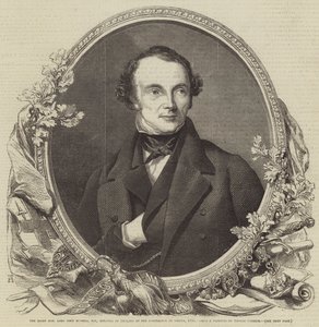 Der ehrenwerte Lord John Russell, MP, Minister von England bei der Wiener Konferenz, 1855 von Thomas Heathfield Carrick