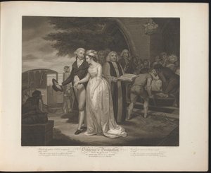 Die tugendhafte Dienstmagd heiratet ihren Herrn / Die liederliche Dienstmagd wird begraben (Tafel 10)