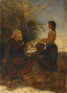 Christus und die Frau von Samaria, 1854-1915 von Thomas Henry Thomas