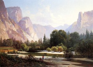 Piute-Indianerlager, Yosemite, 1890