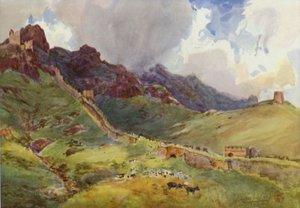 Die Große Mauer oberhalb von Shan-Hai-Kwan