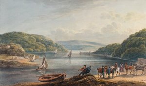 Briton Ferry, Fluss und Kirche
