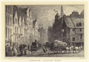 Cowgate, Blick nach Osten von Thomas Hosmer (after) Shepherd