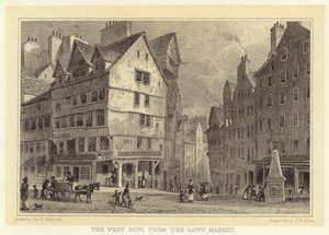 Der West Bow, vom Lawn Market von Thomas Hosmer (after) Shepherd