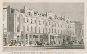 Gebäude auf der Ostseite der Regent Street, London