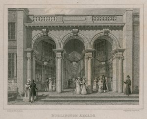 Burlington Arcade, London von Thomas Hosmer Shepherd