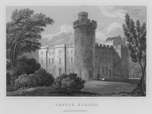 Schloss Forbes, Aberdeenshire von Thomas Hosmer Shepherd
