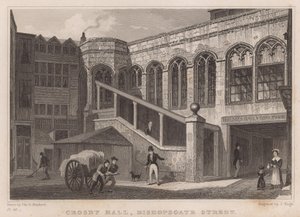 Crosby Hall, Bishopsgate Street, London von Thomas Hosmer Shepherd